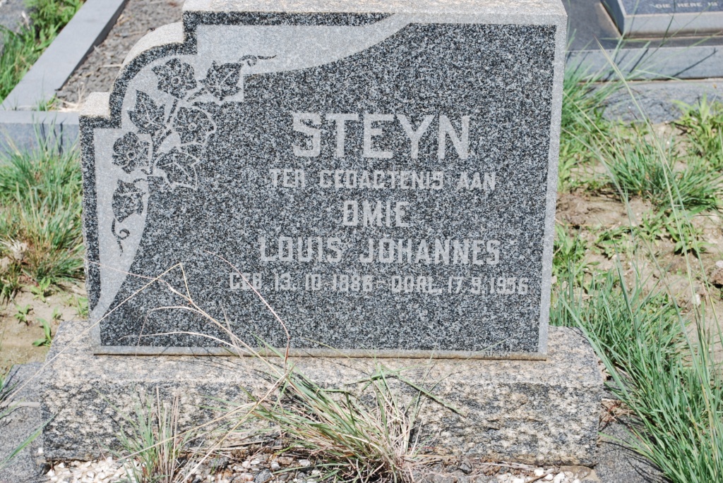 STEYN Louis Johannes 1886-1956