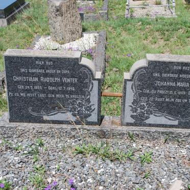 VENTER Christiaan Rudolph 1855-1940 &amp; Johanna Maria DU PREEZ 1869-1958