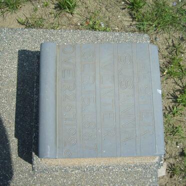 VENTER Hester Susanna 1887-1926