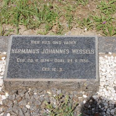 WESSELS Hermanus Johannes 1874-1950 
