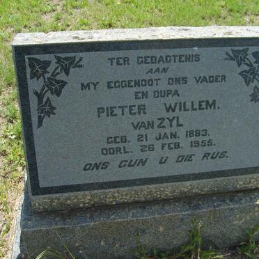 ZYL Pieter Willem, van 1883-1955