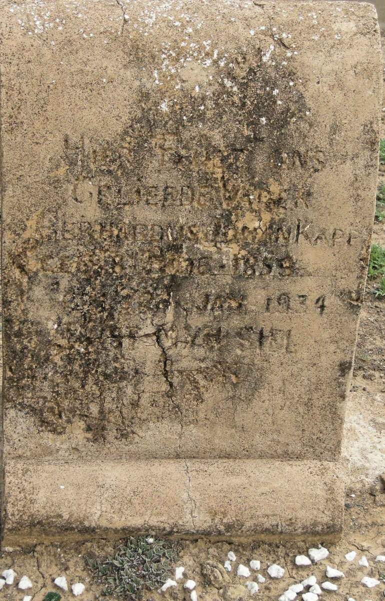 KAPP Gerhardus Johan 1859-1934