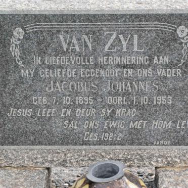 ZYL Jacobus Johannes, van 1895-1953