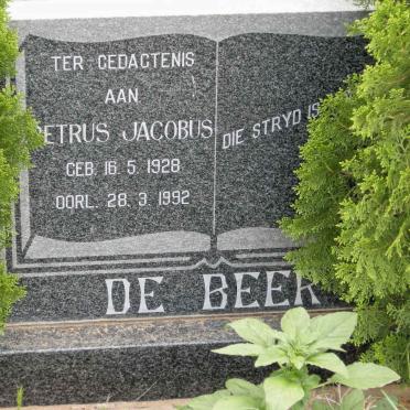 BEER Petrus Jacobus, de 1928-1992