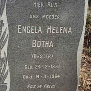 BOTHA Engela Helena nee BESTER 1881-1964