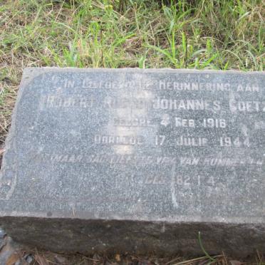 COETZEE Robert Rocco Johannes 1916-1944