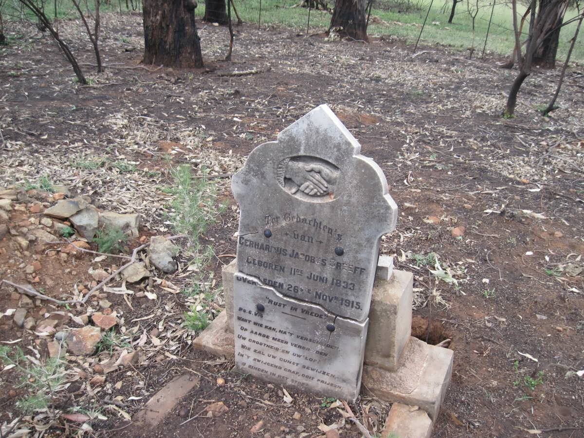 GREEFF Gerhardus Jacobus 1833-1915