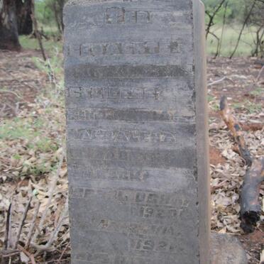 LACOCK Magdalena Elizabeth 1920-1921