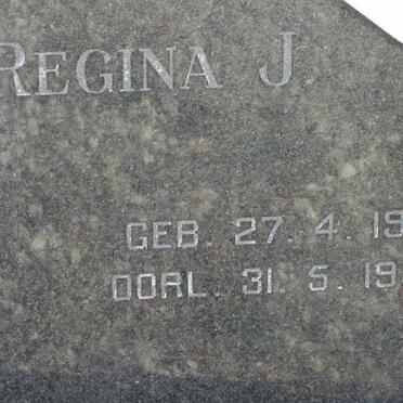ALBERTS Regina J. 1913-1984