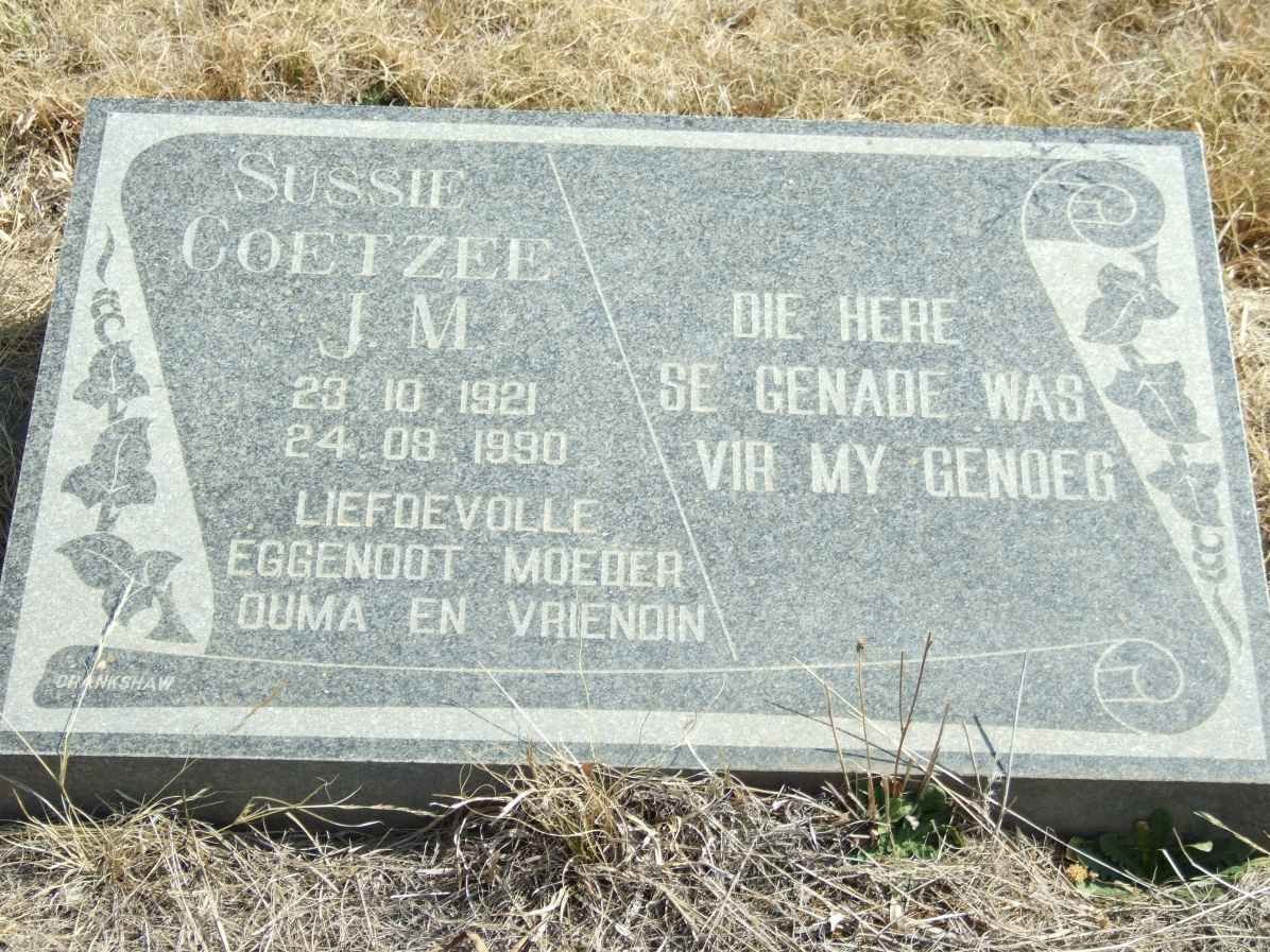 COETZEE J.M. 1921-1990