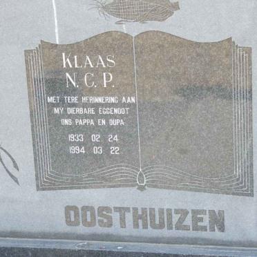 OOSTHUIZEN N.C.P. 1933-1994
