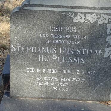 PLESSIS Stephanus Christiaan, du 1908-1976