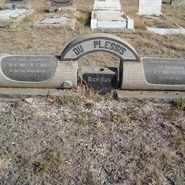 PLESSIS Petrus Jacobus, du 1885-1944 &amp; Anna Maria Elizabeth RAUTENBACH 1890-1963
