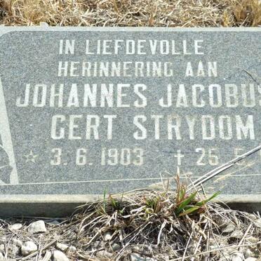 STRYDOM Johannes Jacobus Gert 1903-1992