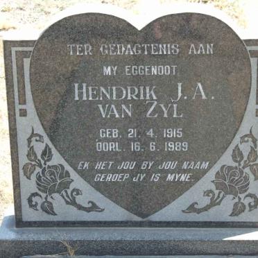 ZYL Hendrik A.J., van 1915-1989