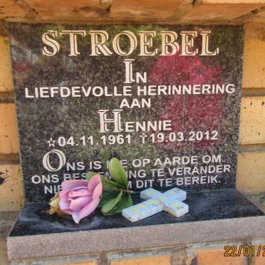 STROEBEL Hennie 1961-2012