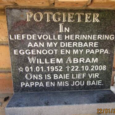 POTGIETER Willem Abram 1952-2008