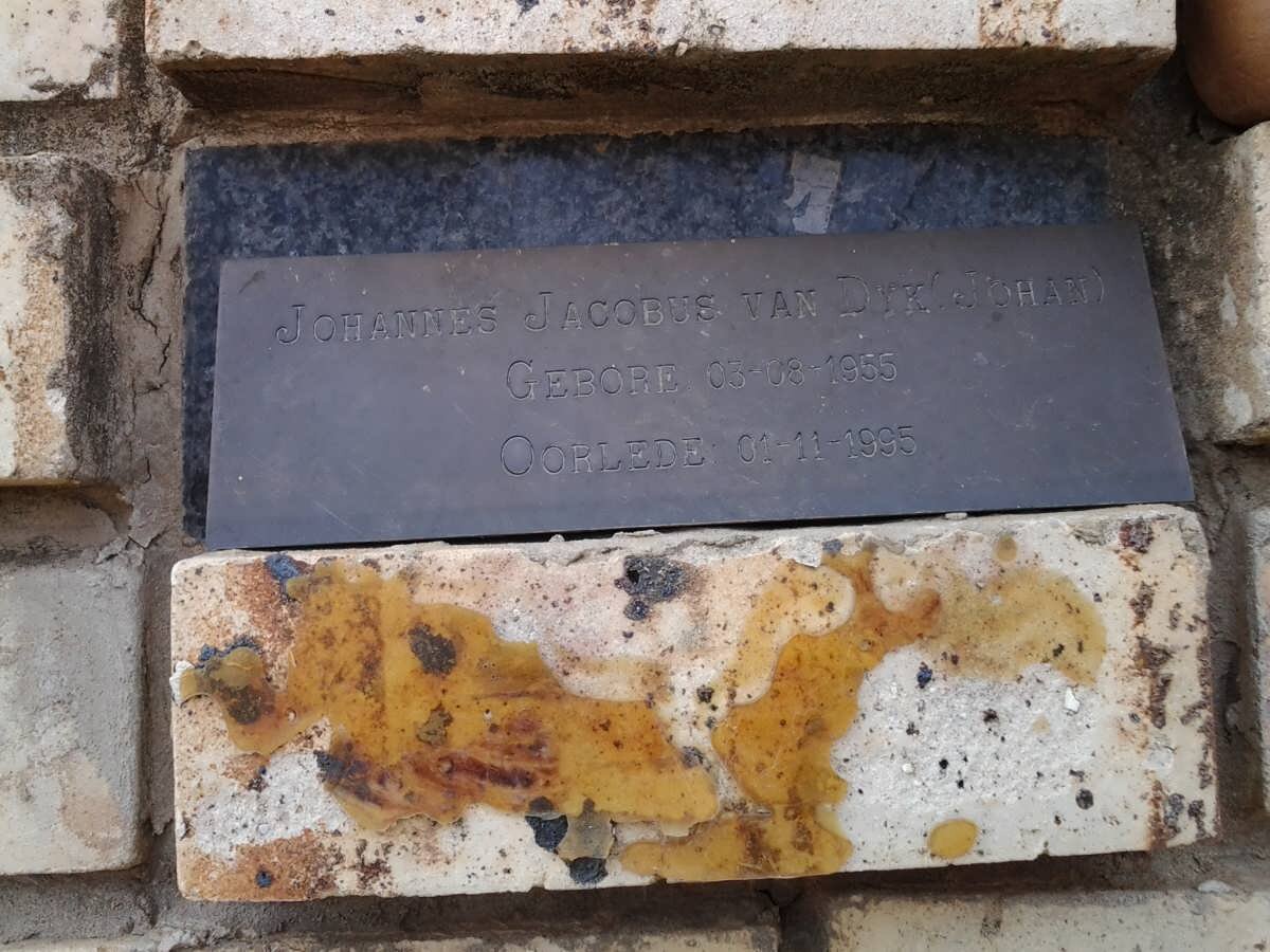 DYK Johannes Jacobus, van  1955-1995