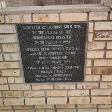 02. Harmony goldmine disaster 1994