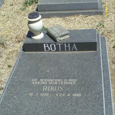 BOTHA Rikus 1976-1988