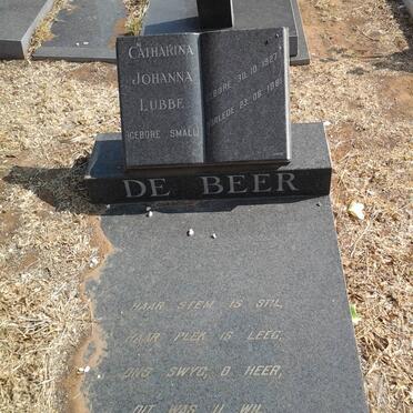 BEER Catharina Johanna Lubbe, de nee SMALL 1927-1981