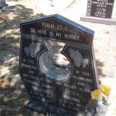 BEER Stephanus Johannes Brooksby, de 1907-1991 &amp; Cecilia Hendrina 1911-1995