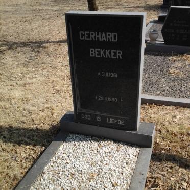BEKKER Gerhard 1961-1980