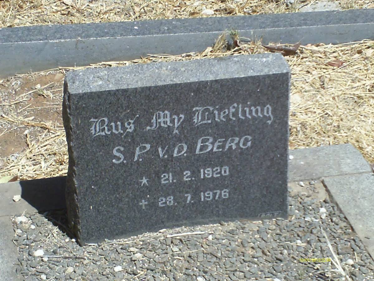 BERG S.P., v.d. 1920-1976