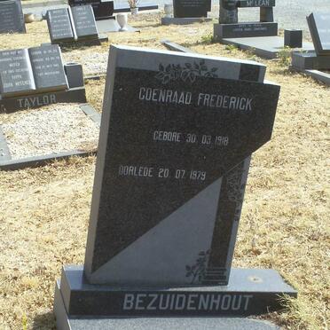 BEZUIDENHOUT Coenraad Frederick 1918-1979
