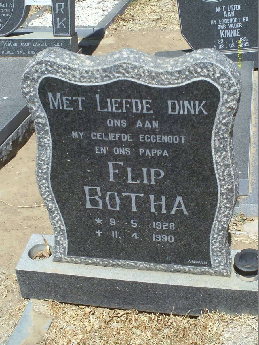 BOTHA Flip 1928-1990
