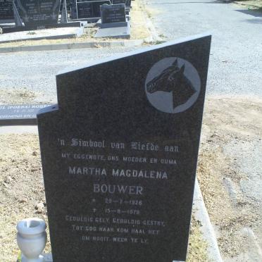 BOUWER Martha Magdalena 1926-1979