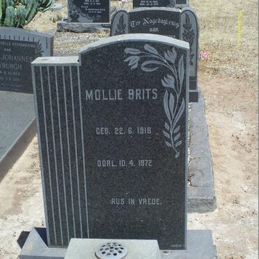 BRITS Mollie 1918-1972