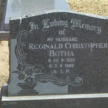 BOTHA Reginald Christopher 1922-1968