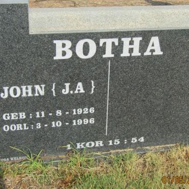 BOTHA  J.A. 1926-1996