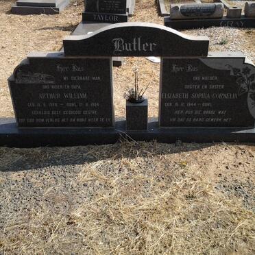 BUTLER Arthur William 1926-1984 &amp; Elizabeth Sophia Cornelia 1944-