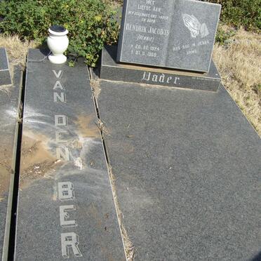 BERG Hendrik Jacobus, van den 1924-1986 &amp;  Jane 1924-2010 _2