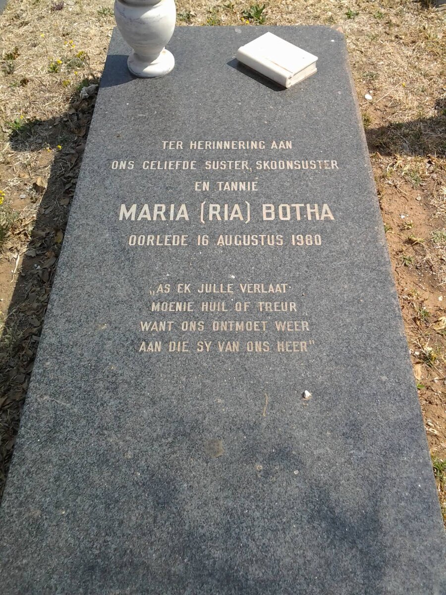 BOTHA Maria -1980