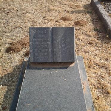 BENADE Andries Adriaan 1932-1965