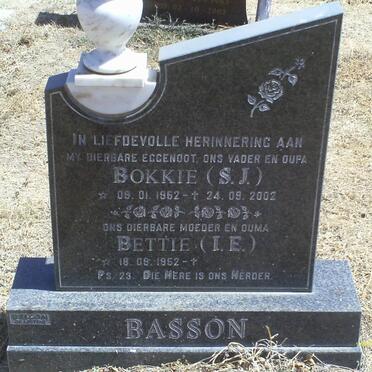 BASSON S.J. 1952-2002 &amp; I.E. 1952-