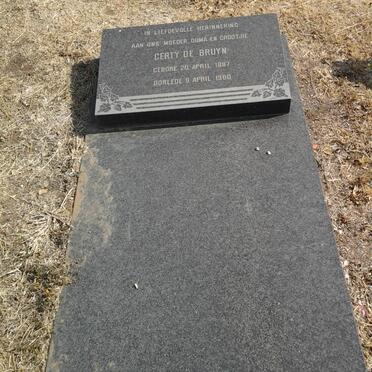 BRUYN Gerty, de 1887-1980