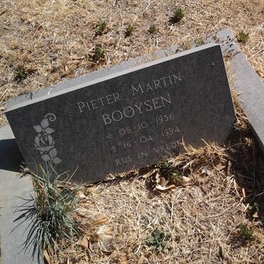 BOOYSEN Pieter Martin 1936-1994