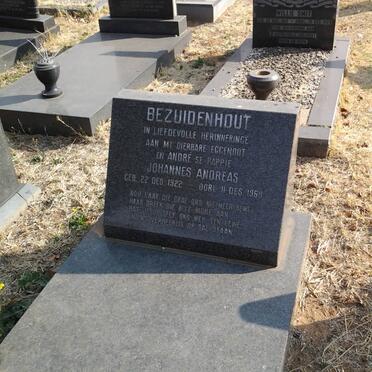 BEZUIDENHOUT Johannes Andreas 1922-1969