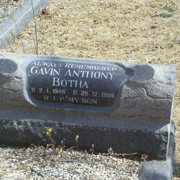 BOTHA Gavin Anthony 1946-1969