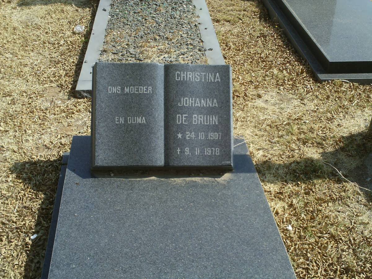 BRUIN Christina Johanna, de 1907-1978