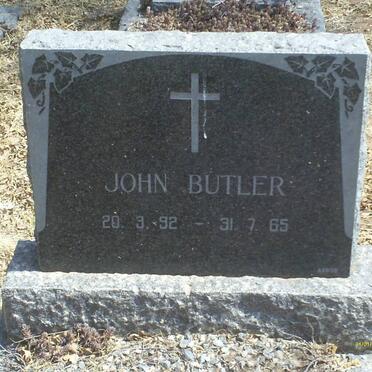 BUTLER John 1892-1965