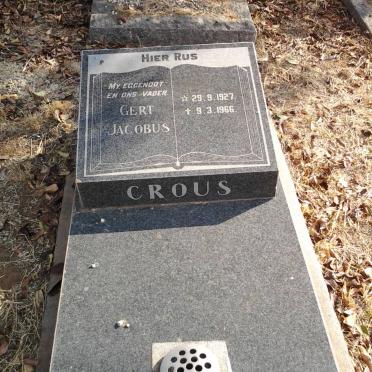 CROUS Gert Jacobus 1927-1966
