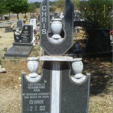 CHRIS George 1943-1993