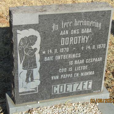 COETZEE Dorothy 1970-1970