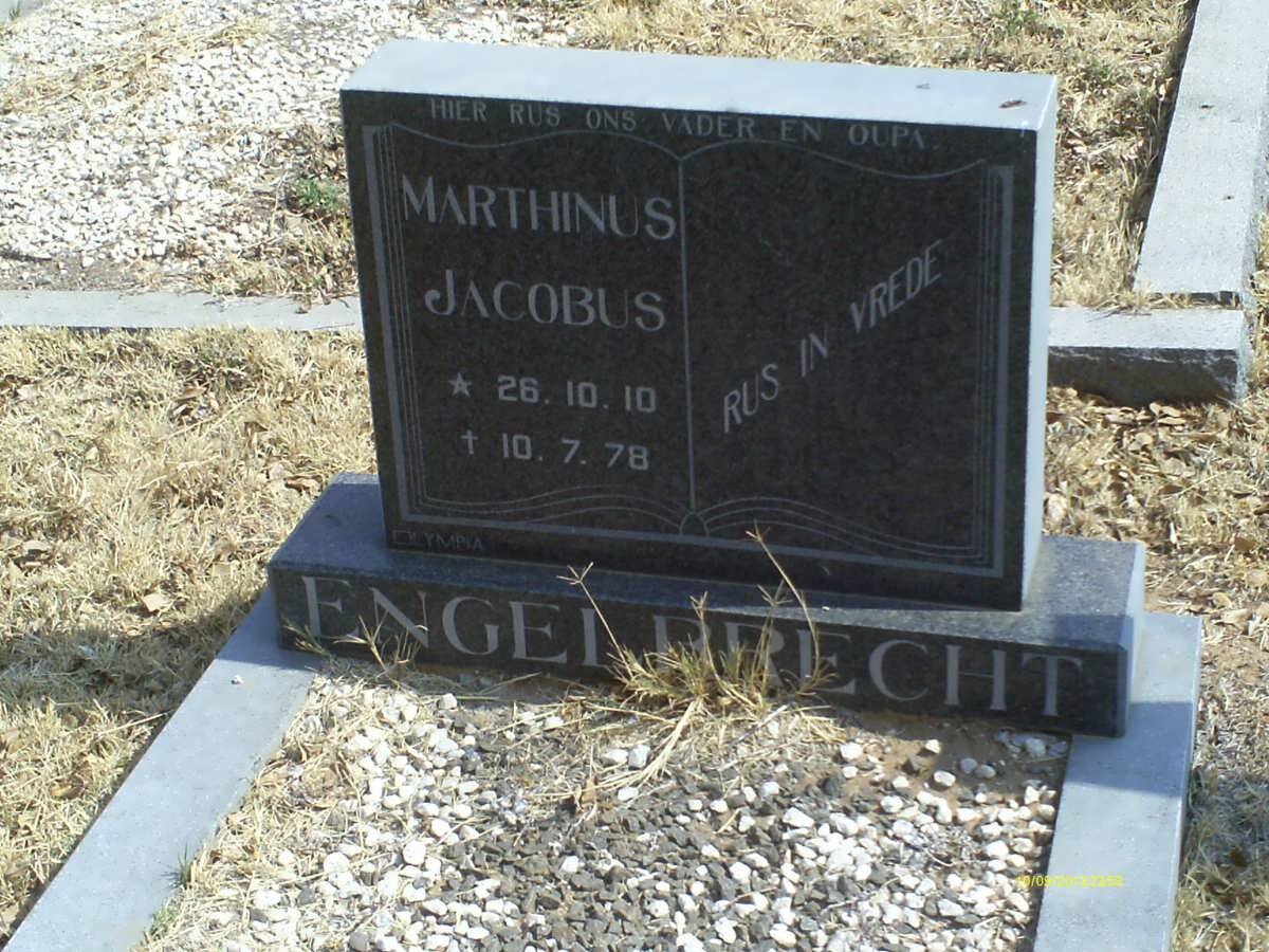 ENGELBRECHT Marthinus Jacobus 1910-1978