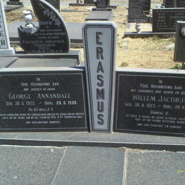 ERASMUS Willem Jacobus 1923-1987 &amp; George Annandale 1925-1999